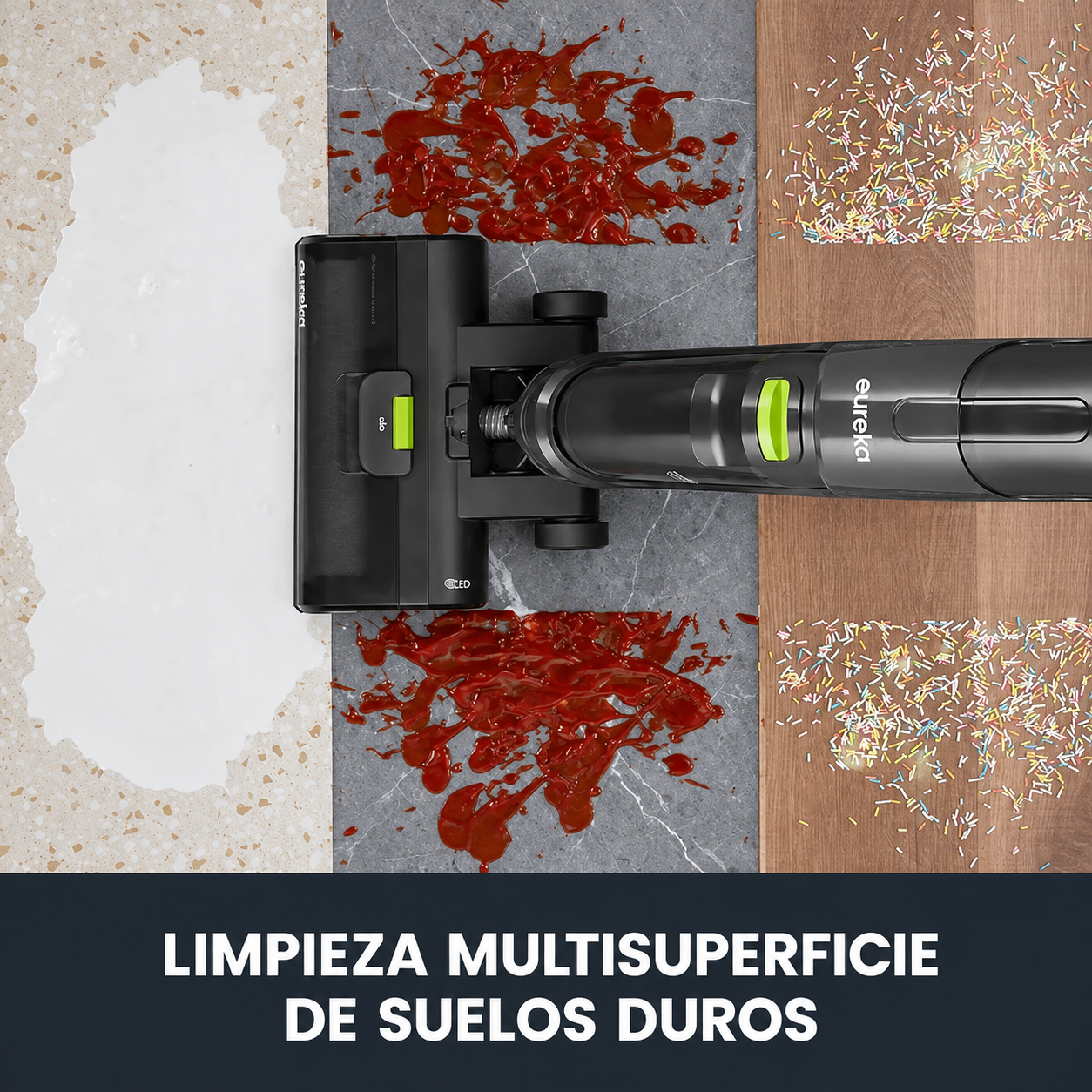 Aspiradora Eureka NEW400 2 en 1 | Aspira y Trapea al Mismo Tiempo