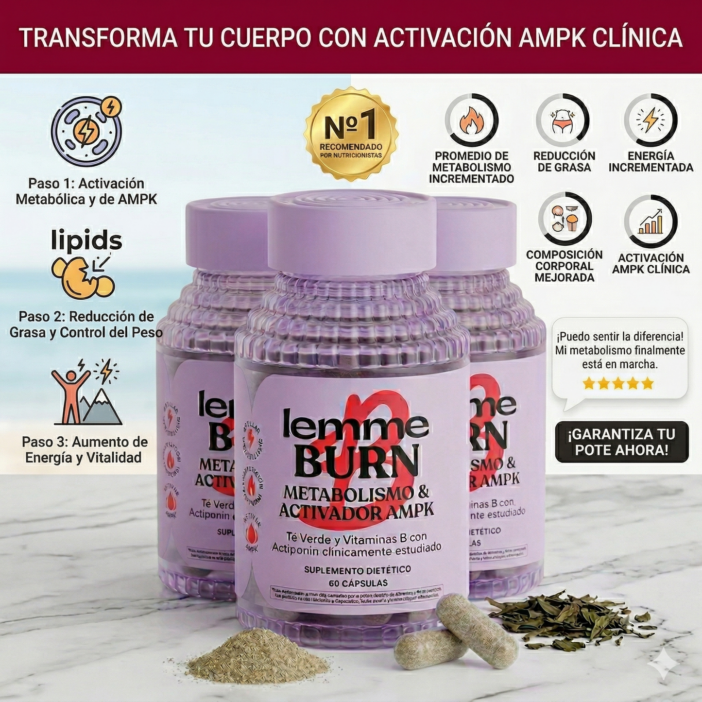 OFERTA 2X1 | Apoyo al Metabolismo y Reducción de Grasa Abdominal